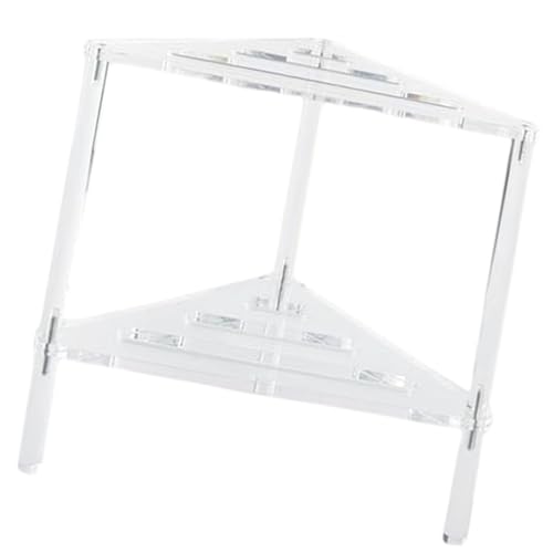 SueaLe Elegante Acryl Duschsitze mit Lagerregal