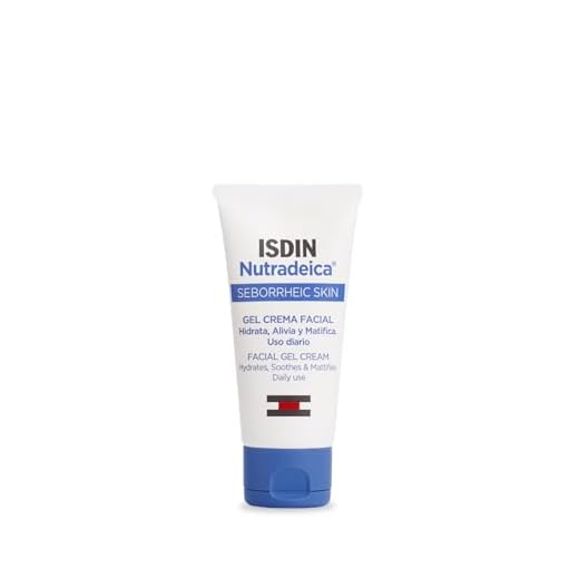 ISDIN Nutradeica - Gel-crema facial indicado para el tratamiento del exceso de sebo, descamación, picor y eritema de la piel seborreica facial, 50 ml