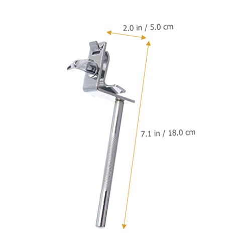 Durable Drum Cowbell Mount Clamp Multi-Purpose Extension Holder Clip para Kits de Batería y Accesorio Fácil de Instalar para Cowbell miniatura 3