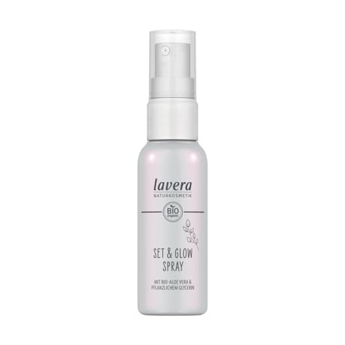 lavera Set & Glow Spray brume de maquillage hydratante cosmétique naturel 50ml