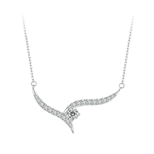 Pendentif délit plaqué or et collier en argent 925 pour femme
