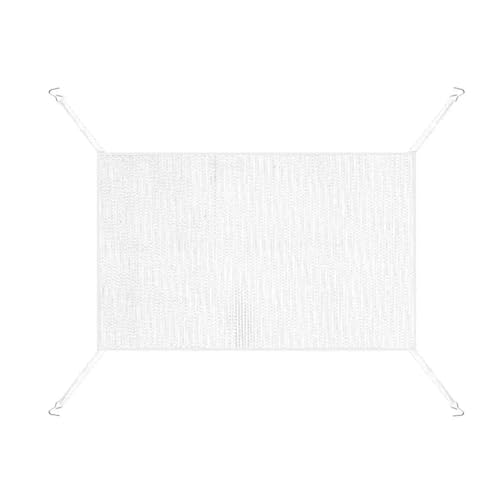 Automotive Front Bumper Grille Mesh Bug Screen for Hyundai i20 II 2014-2020, Radiator Water Tank Protector Durable Exterior Styling Accessories,White