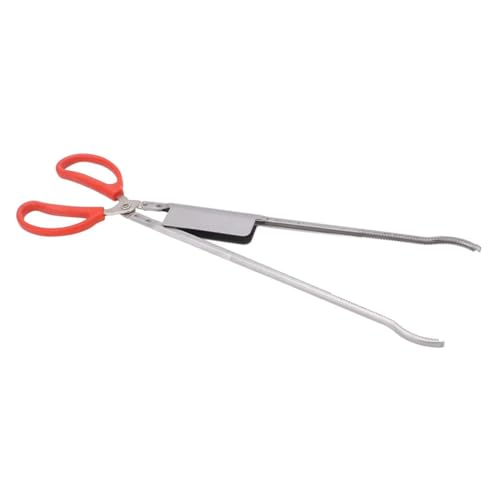 VINTORKY Elbow Lobster Clip Stainless Steel Non-Slip Crab Clip Fish Tong Household Multi-Function Outdoor Portable EEL Clamp Crab Catching Tool for Fishing