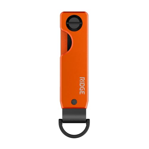 Image of The Ridge Key Organizer - Compact Metallic Key Holder, Minimalist Innovative Keyholder, Smart Keychain Secures 2-6 Keys