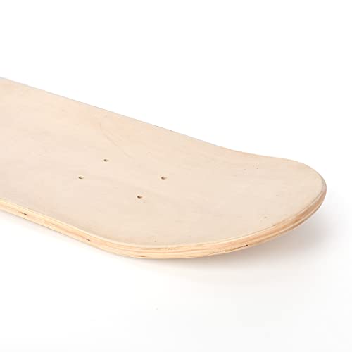 Skate-Deck 2er-Pack Blank Skateboard Decks Ahorn Skateboard Decks Maple Wood 7-lagiges hochelastisches Long Board Panel 31 X8