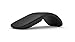 Produktbild Microsoft Arc Mouse Maus Bluetooth BlueTrack Ambidextrös Schwarz - Mäuse (Ambidextrös, BlueTrack, Bluetooth, Schwarz)