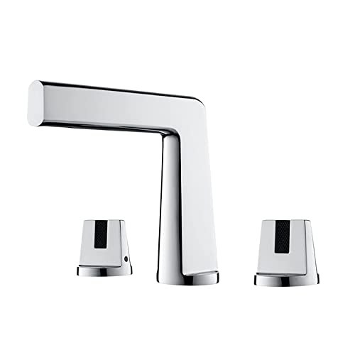 Robinet de salle de bain cascade noir mat mitigeur de luxe sur plage