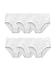 Produktbild Fruit of the Loom Damen Comfort Bedeckt Baumwolle Slip, 3er-Pack, Weiß (Multipack) - Weiß - X-Groß