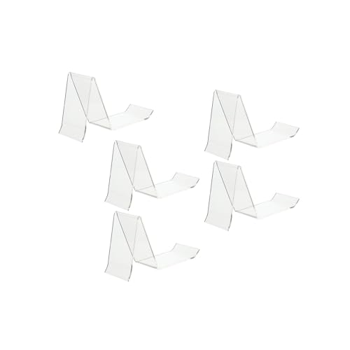 iplusmile 5pièces Étageres de Présentation Transparentes pour Chaussures Acrylique Design Courbé pour Commerce de Détail Magasin de Chaussures Baskets