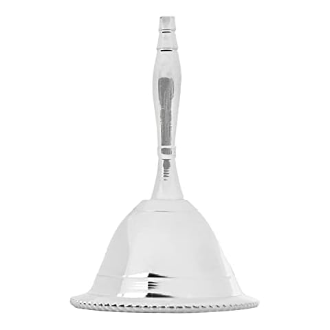 Altar Bell - Silver Plated - 3 Inches H (Plain) Cover
