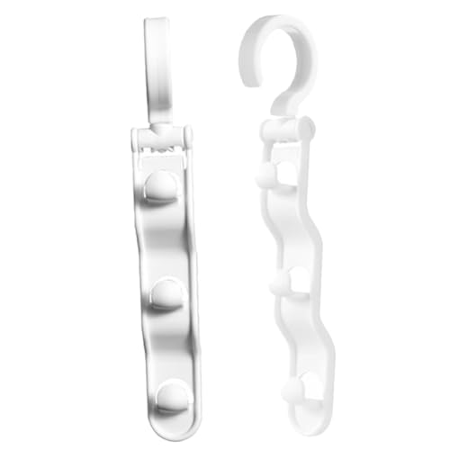 KOMBIUDA Maximize Your Closet Space 2 Pack Rotating Space Saving Hangers Wardrobe Organizer Coat Hanger for Clothing