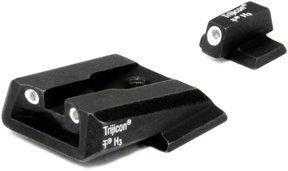 Trijicon SA37 Front & Rear Night Sight, S&W M&P Series, Green Front & Orange Rear, SA37O