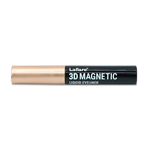 Laflare 3D Magnetic Liquid Eyeliner For 3D Magnetic Eyelashes, Smudge-Proof, Cruelty-Free, Paraben-Free, Fragrance-Free, Vegan, Mega Hold #TOP1