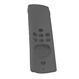 Capa Protetora de Silicone para Controle Remoto, Lavável, à Prova de Choque, Protetor Remoto para Fire TV Stick Lite (Cinza Escuro)
