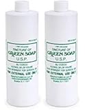 Cosco green soap 2 X 8 Ounce Pure Green Soap Tattoo Medical Supply 8oz Bottle, 8 Fl Ounce
