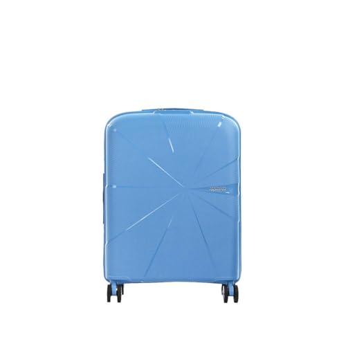 American Tourister Spinner EXP TSA Star Vibe Tranquil Blue 55 Unisex Erwachsene, Blau (Tranquil Blue), 55, Koffer
