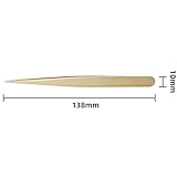 LOCKLGFMCZ Watch repair tools Precision Brass tweezers hand-polished Non-Magnetic with Very Fine Point Tips for Watchmaker Watch repair tools - Image 2