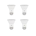 LUNO PAR20 Dimmable LED Bulb, CRI 90+, 8W (50W Equivalent), 500 Lumens, 2700K (Soft White), Medium Base (E26), UL Listed (4-Pack)