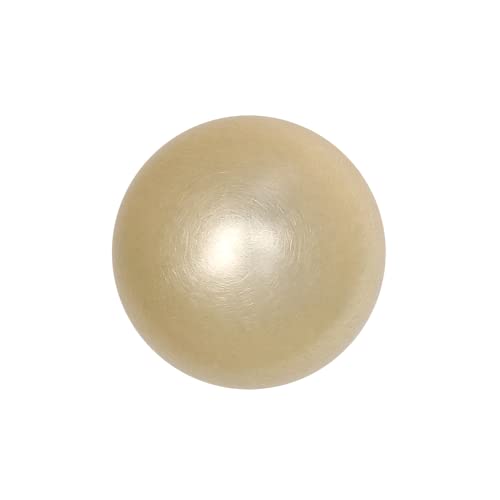 Harpoon 10 Pack Cabinet Round Knobs, Brushed Gold Furniture Hardware Pull - 1" Inch Diameter- 25Mm #TOP5