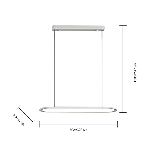Lámpara moderna de panel acrílico ultrafino para evitar sombras en comedores 5