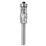 ZahyoX Monster Compression Flush Trim Router Bit with Bottom Bearing, 1/2" Cutting Dia, 1/4" Shank,