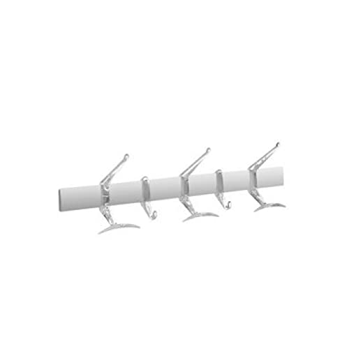 Kartell Hanger Appendiabiti, 50Percentargento, 50% Policarbonato, Cristallo, 60x17x10 cm