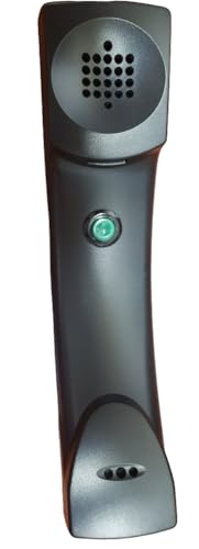 The VoIP Lounge Push to Talk PTT HD Voice Handset for Polycom VVX Series IP Phone 300 301 310 311 400 401 410 411 500 501 600 601 1500 Black