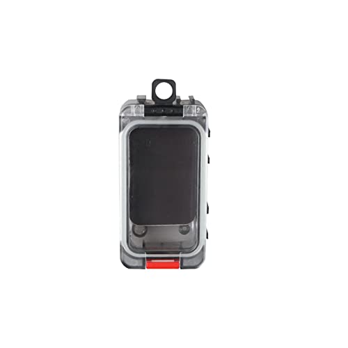 UJEAVETTE Fishing Tackle Box Double Layer Fishing Gear Accessories For Camping Outdoor Red Black