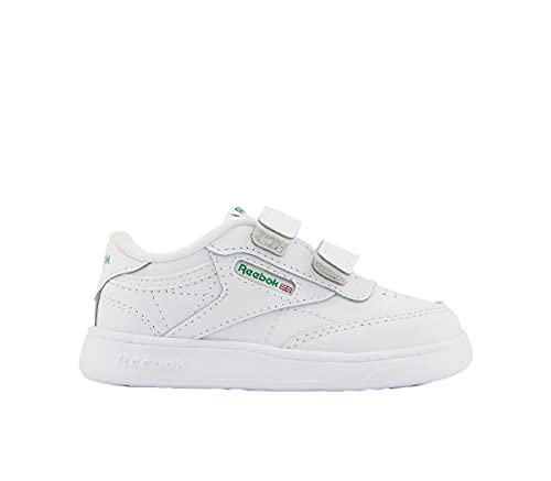 Reebok Club C Shoes Infants Baby Toddler Boys Lifestyle Fashion Shoe (White, us_Footwear_Size_System, Toddler, Numeric, Medium, Numeric_6)