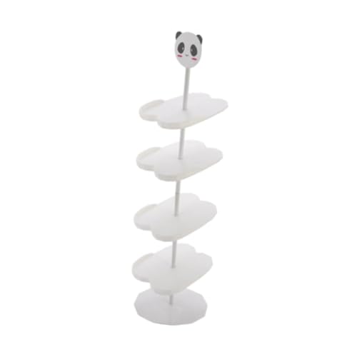 Qianly Organizador de Calzado para Niños, Estante Vertical para Zapatos, Soporte Infantil para Almacenamiento en Sala, Blanco, Individual