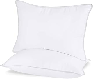 Utopia Bedding Pillows 2 Pack, (50 x 70 cm, White) Hotel Quality Pillows, Luxury Bed Pillow for Back, Stomach or Side Sleepers