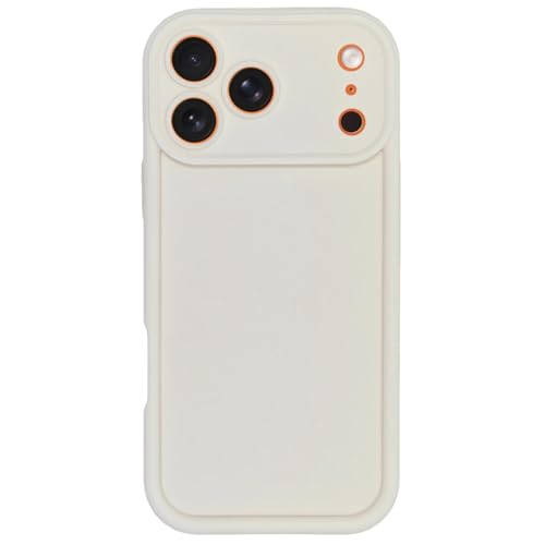 Image of Puxicu Slim Case for iPhone 17 Pro Max, Enhanced Camera Protection, Shockproof Skin-Friendly Touch Soft Case Cover for iPhone 17 Pro Max Phone 6.9 inch, White