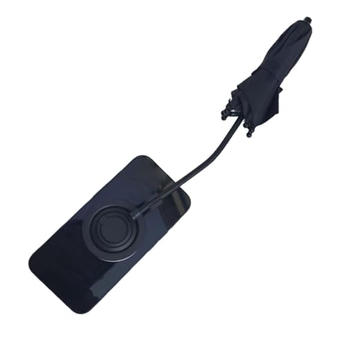 Ombrello magnetico per telefono parasole retrattile per smartphone schermo antiriflesso per aletta supporto girevole per cellulare visualizzazione a mani libere per spiaggia piscina