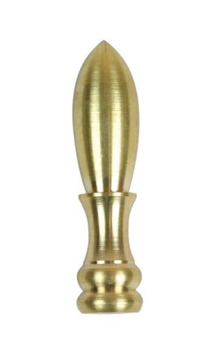 Replacement For Compatible WithJandorf 60106 Brass 1/4-27 Thread Decorative Flair Lamp Bullet Finial 2 L in.