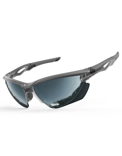 Image of BONDDI Sunglasses Men - Polarized Sports Sun Glasses Ultra Light Unbreakable Frame Eyewear UV400 Protection for Man Women