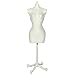 WECDS-PE Manichino Mini Manichino Donna, Manichino Manichino Bambini, per Vestiti e Bambole, Bianco, 22cm