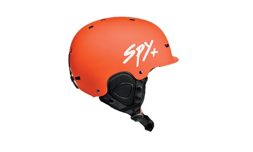 SPY OPTIC Kids Snow Helmet Lil Galactic with MIPS for Ski Snowboard (Matte Orange - Spy Ink, S (48-51cm))