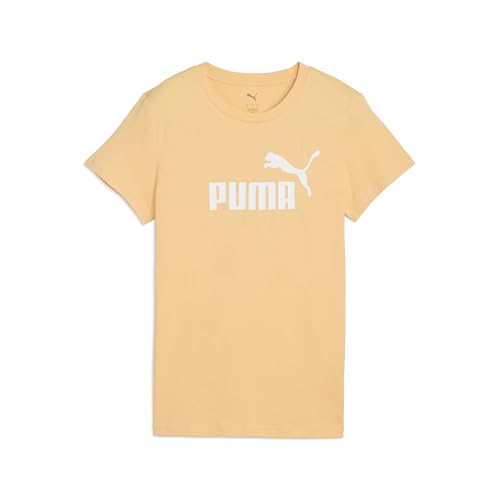 Image of Puma Women Cotton Letter Print Regular Fit Tees