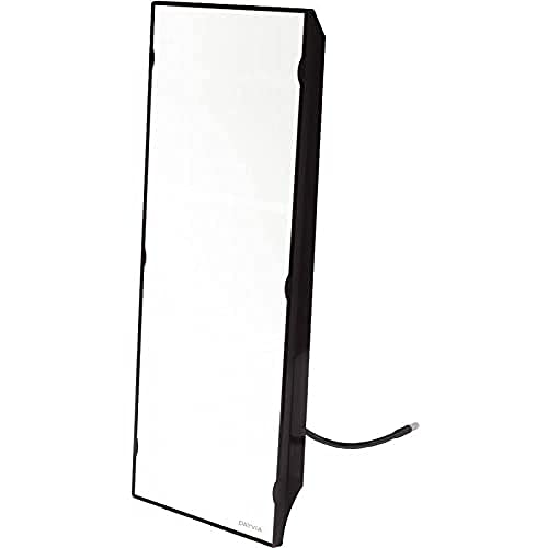 DAYVIA Lampe de Luminothérapie LED SLIMSTYLE, Simulation de la Lumière du Jour, 3 Niveaux d'Intensité Ajustables, Design Élégant, Format Compact Noir, Agréement CE Médical et Fabrication Française