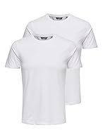 Product Type:T-Shirt T-shirt for men from the Danish brand ONLY & SONS Neck: crew neck Sleeve: Short Sleeve Fit: slim fit