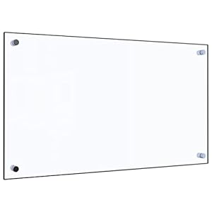 AUVYI Panel Trasero de Cocina de Cristal Templado, 70 x 40 cm,