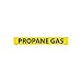 NMC A1199Y Pipemarkers Sign, Legend "Propane Gas", 14" Length x 2" Height, 1-1/4" Letter Size, Pressure Sensitive Vinyl, Black on Yellow (Pack of 25)