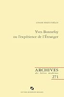Yves Bonnefoy Ou l'Experience de l'Etranger 2406057119 Book Cover