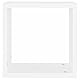 vidaXL 2X Würfelregal Wandregal Hängeregal Cube Lounge CD Regal Dekoregal Bücherregal Schweberegal Wandboard Regalwürfel Weiß 30x15x30cm