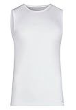 Skiny Herren Tank Top Unterwäsche, White, XL