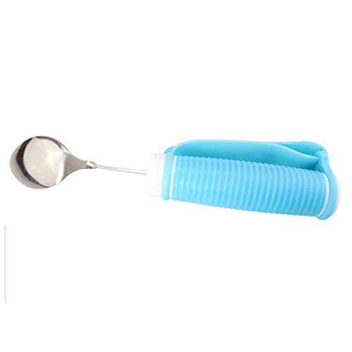 Mhkgioa Adaptive Utensils - Parkinsons Spoon With Non-Slip Handle & Strap - 360 Spoons For Toddlers - Adult Adaptive Gyroscopic Steady Spoon For Hand Tremor #TOP6