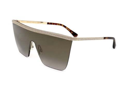 JIMMY CHOO Mask Sunglasses Leah 06JHA Gold/Havana 99mm