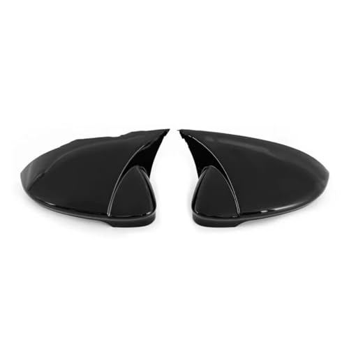 Coques de rétroviseurs pour Golf 8 noir brillant avec assistance de voie