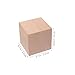 Imagen de ibasenice 30 Cubos de Madera Natural sin Terminar Seguros para Niños Y Niñas para Manualidades Juguetes Educativos Proyectos Color Caqui