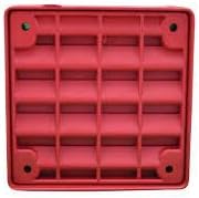 WHEELOCK ET-1010-R Outdoor Vandal Resistant Speaker for Alarm and Security Systems, 25/70V, Wall or Ceiling, Red